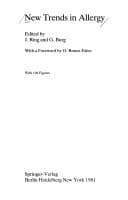 Tapa de New Trends in Allergy I