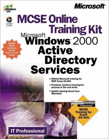 Tapa de McSe Online Training Kit Microsoft Windows 2000 Active Directory Services
