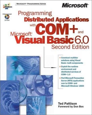 Tapa de Programming distributed applications with COM+ and Microsoft Visual Basic 6.0