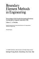 Tapa de Boundary element methods in engineering