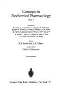Tapa de Concepts in biochemical pharmacology