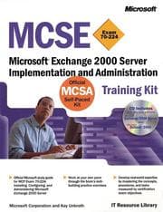 Tapa de MCSE exam 70-224 training kit