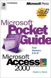 Tapa de Microsoft(r) Pocket Guide to Microsoft Access 2000