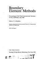 Tapa de Boundary Element Methods