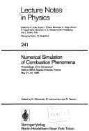 Tapa de Numerical simulation of combustion phenomena