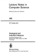 Tapa de Analogical and Inductive Inference