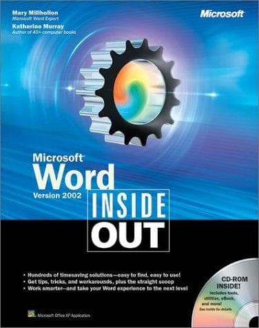 Tapa de Microsoft Word version 2002 inside out