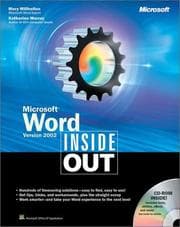 Tapa de Microsoft Word version 2002 inside out