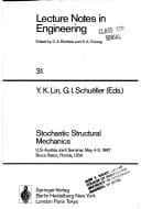 Tapa de Stochastic structural mechanics