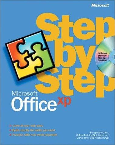Tapa de Microsoft Office XP step by step
