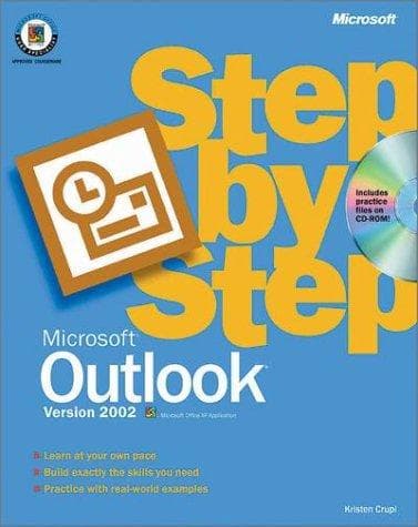 Tapa de Microsoft Outlook version 2002 step by step