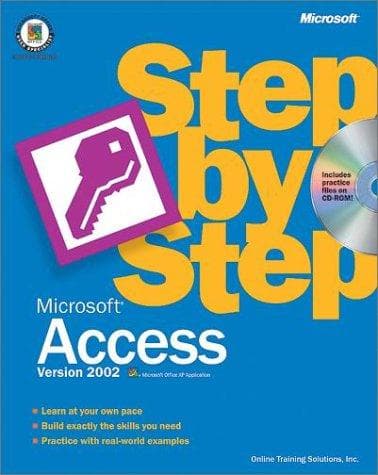 Tapa de Microsoft Access Version 2002 Step by Step
