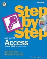 Tapa de Microsoft Access Version 2002 Step by Step