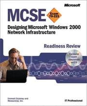 Tapa de MCSE designing a Microsoft Windows 2000 network infrastructure readiness review