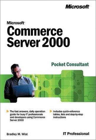 Tapa de Microsoft commerce server 2000 pocket consultant