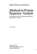 Tapa de Methods in Protein Sequence Analysis