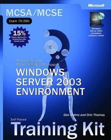 Tapa de MCSA/MCSE Self-Paced Training Kit (Exam 70-290)