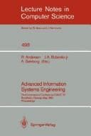 Tapa de Advanced Information Systems Engineering