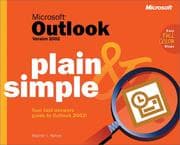 Tapa de Microsoft  Outlook  Version 2002 Plain & Simple (Cpg-Other)