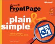 Tapa de Microsoft FrontPage 2002 Plain & Simple