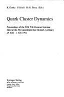 Tapa de Quark cluster dynamics