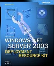 Tapa de Microsoft Windows server 2003 deployment kit