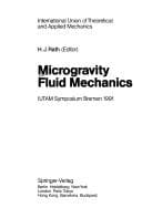 Tapa de Microgravity fluid mechanics