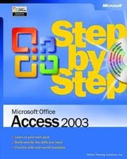 Tapa de Microsoft Office Access 2003 Step by Step