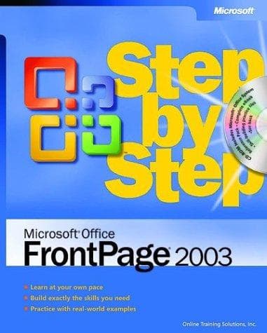 Tapa de Microsoft Office FrontPage 2003 Step by Step