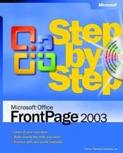 Tapa de Microsoft Office FrontPage 2003 Step by Step