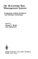Tapa de On knowledge base management systems