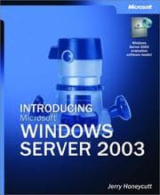 Tapa de Introducing Microsoft Windows Server 2003