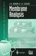 Tapa de Membrane analysis