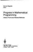 Tapa de Progress in mathematical programming