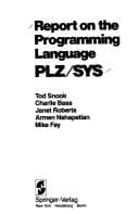 Tapa de Report on the programming language PLZ/SYS