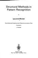 Tapa de Structural methods in pattern recognition