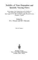 Tapa de Stability of Time Dependent and Spatially Varying Flows