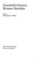 Tapa de Twentieth Century Women Novelists