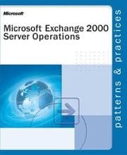 Tapa de Microsoft Exchange 2000 Server Operations