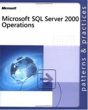 Tapa de Microsoft SQL Server(TM) 2000 Operations (Patterns & Practices)