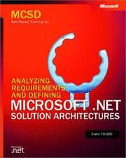 Tapa de Analyzing requirements and defining Microsoft .NET solution architectures