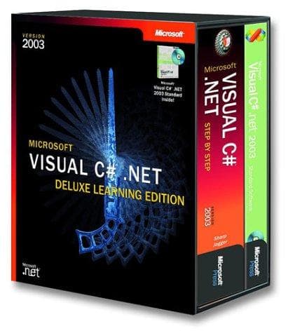 Tapa de Microsoft Visual C# .NET Deluxe Learning Edition-Version 2003 (Pro Developer)