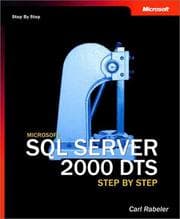Tapa de Microsoft  SQL Server(TM) 2000 DTS Step by Step