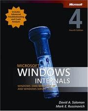 Tapa de Microsoft Windows Internals
