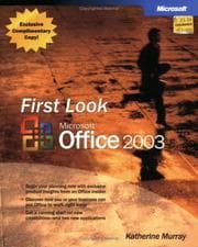 Tapa de First Look Microsoft Office 2003