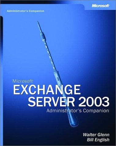 Tapa de Microsoft Exchange server 2003 administrator's companion