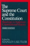 Tapa de The Supreme Court and the Constitution