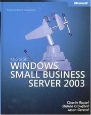 Tapa de Microsoft Windows Small business server 2003