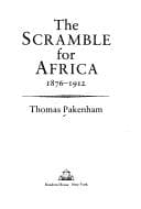 Tapa de The scramble for Africa, 1876-1912