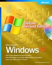 Tapa de Microsoft  Windows  XP Step by Step Deluxe
